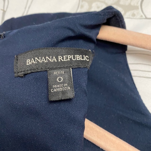 Petite banana republic navy blue dress - Picture 4 of 5